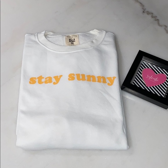 🔥Billabong Stay Sunny Crew Fleece NWT - Picture 4 of 6